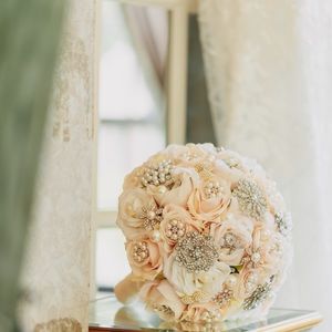 Custom Bridal Sola Flower Bouquet